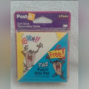 Vintage Looney tunes self stick removable notes